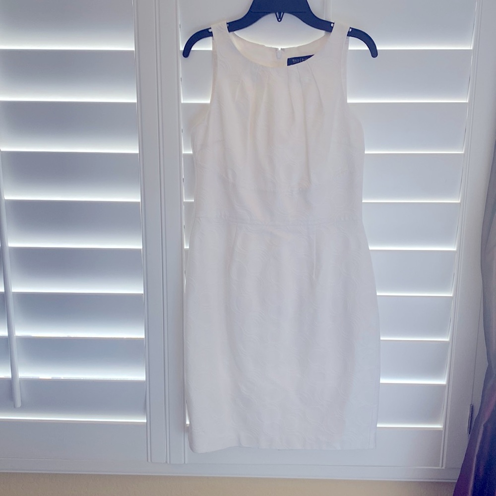 Summer dress, White & Black brand, white dress, size 2
